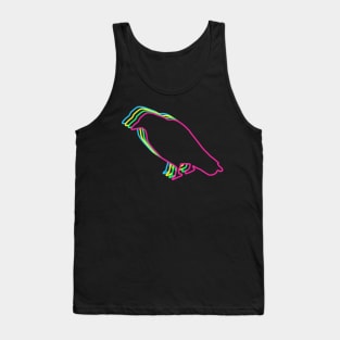 Crow 80s Neon Tank Top